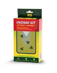 Sie� proti hmyzu a kom�rom, 150x90 cm, na okno, biela