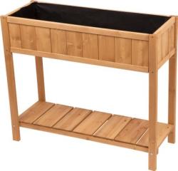 Z�hon Strend Pro Garden, 89x33x76 cm, so spodnou policou, drevo, vyv��en�, s nohami