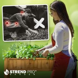 Zhon Strend Pro Garden, 89x33x76 cm, so spodnou policou, drevo, vyven, s nohami