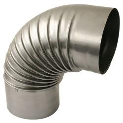 Koleno Dymo 160 mm, dymovod, dymov� kominov� koleno na sp�janie r�r dymovodu