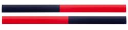 Ceruzka Strend Pro CP0658, tesrska, 175 mm, ovlna, erven/modr tuha, bal. 12 ks