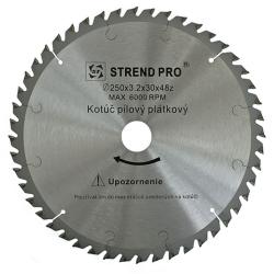 Kot�� Strend Pro SuperSaw NWS 250x3,2x30 72T, na drevo, p�lov�, SK pl�tky