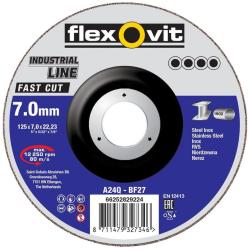 Kotuc flexOvit Industrial Line Fast Cut 125x7.0x22.2 mm, A24Q-BF27, oce�