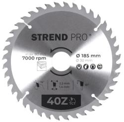Kot�� Strend Pro TCT 185x2.2x30/20 mm 40Z, na drevo, p�lov�, SK pl�tky