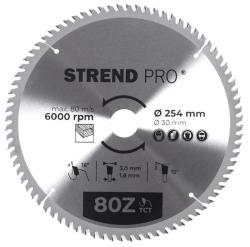 Kot�� Strend Pro TCT 254x3.0x30/20 mm 80Z, na drevo, p�lov�, SK pl�tky
