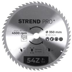 Kot�� Strend Pro TCT 350x3.6x30 mm 54Z, na drevo, p�lov�, SK pl�tky