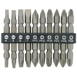 Sada bitov Strend Pro YF40020, 10 dielna, Cr-V