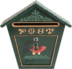 Schr�nka Albert 360x90x380 mm, po�tov�, zelen�