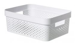 K Curver INFINITY RECYCLED 11L, biely, 36x27x14 cm