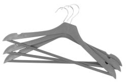 Ve�iak Strend Pro, na oble�enie, plastov�, Wood design, �ierny/hned�/siv�, bal. 3 ks, 44x2