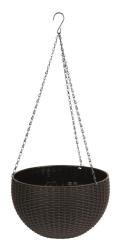 Kvetin�� Strend Pro Modern, visiaci, z�vesn�, hned�, 26x16cm, s retiazkou a ve�iakom