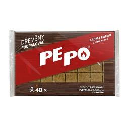 Podpaova PE-PO drevn pevn, 40 podpalov, rozpaova na gril, kachle, krby, pece