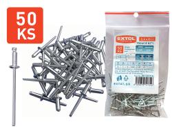 Nity trhacie hlin�kov� 2,4x6mm, 50ks, EXTOL PREMIUM