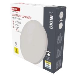 LED prisaden� svietidlo DIONI kruhov�, biele, 15W, CCT