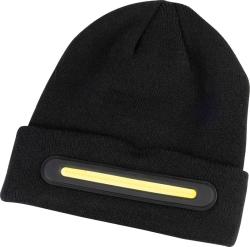 iapka Strend Pro beanie, 40x LED, ierna, akrylov vlkna, 750 mAh batria