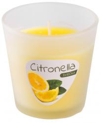 Svieka Citronella CG144, repelentn, sklenen pohr, 80 g, 80x70 mm