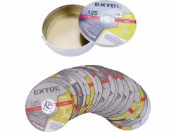 Kot�� rezn� na kov 20ks, 125x1,0mm, v plechov� krabi�ka, EXTOL CRAFT