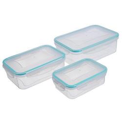 Doza MagicHome Lunchbox set 04x3 0,50/1,00/1,50 lit, sada 3 ks, obdnikov, klip, PP