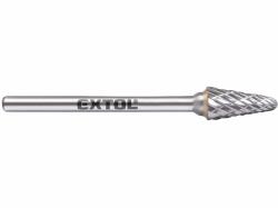 Fr�za karbidov� k�nick� polgu�at� �elo, o6mm, rezn� d�ka 13mm, stopka o3mm, EXTOL INDUSTR