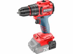 Vtaka s prklepom aku kompaktn Share20V, bez aku, 50Nm, bezuhlkov motor, EXTOL PREMIU