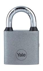Zmok Yale Y111S/38/121/1, visiaci, elezn, strieborn, 38 mm, 3 ke