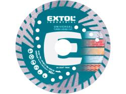 Kot�� rezn� diamantov� Turbo Grind Cut, 125x2,2mm, such� a mokr� rezanie, EXTOL INDUSTRIAL