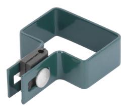 Obj�mka Strend Pro EUROSTANDARD, 60x40 mm, koncov�, zelen�, Zn+PVC, RAL6005, na hranat� st