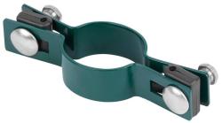 Obj�mka Strend Pro EUROSTANDARD, 38 mm, priebe�n�, zelen�, Zn+PVC, RAL6005, na okr�hly st�