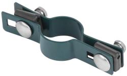 Obj�mka Strend Pro EUROSTANDARD, 48 mm, priebe�n�, zelen�, Zn+PVC, RAL6005, na okr�hly st�