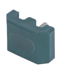 �chytka Strend Pro EUROSTANDARD, 60x40 mm, zelen�, na plotov� panel, vr�tane skrutky, tvar