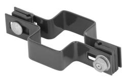 Obj�mka Strend Pro EUROSTANDARD, 60x40 mm, priebe�n�, antracit, Zn+PVC, RAL7016, na hranat