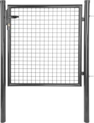Br�na Strend Pro METALTEC ECO 2, 1000/2000/50x50 mm, okr�hly r�m, antracit, jednokr�dlov�,