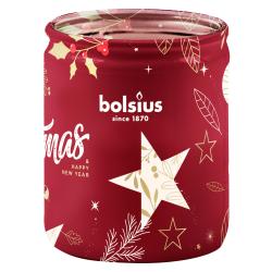 Svieka Bolsius Starlight, 82x68 mm, brusnica, v skle