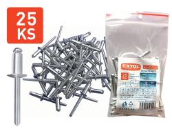 Nity trhacie hlin�kov� 6,4x12,7mm 25ks, EXTOL PREMIUM