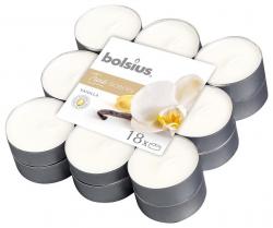 Svieky Bolsius Tealight True Scents, ajov, vonn, vanilka, bal. 18 ks