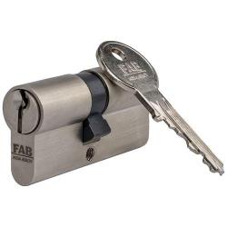 Vloka cylindrick FAB HOME 2.00**/DNs 35+35, 3 ke, stavebn, satenov nikel