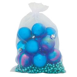 Gule MagicHome Vianoce, set, 12 ks, gule+girlanda, svetlomodr