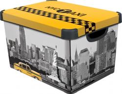 Box Curver DECO STOCKHOLM L, NYC, 40x25x30 cm