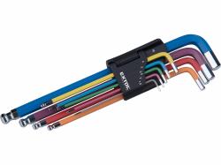 K���e imbusov� farebn� pred�en�, 9ks, 1,5-10mm, S2, EXTOL PREMIUM