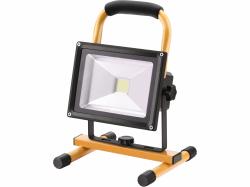 Svietidlo nabjaten LED, 20W, 1400lm, 11,1V Li-ion, 4400mAh, IP65, 12+230V