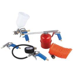 Sada na kompresor Airtool W-2004A1, 5 dielna, striekacia/ofukovacia/nafukovacia/rozpra�ova
