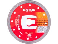 Kot�� rezn� diamantov� Turbo Thin Cut, o150x1,6mm, such� a mokr� rezanie, EXTOL PREMIUM