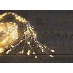 Retaz MagicHome Vianoce Twisted Stars 120S, 1200L, 230V, 3 m, 1200x micro LED tepl biela,