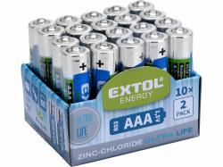 Batria AAA zink-chloridov 20ks, 1,5V