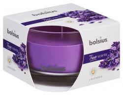 Svieka Bolsius Jar True Scents 63/90 mm, vonn, levandua