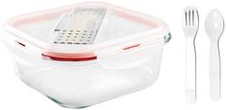 Dza MagicHome, tvorcov, s vekom, 1200 ml, s prborom, Clip, sklenen