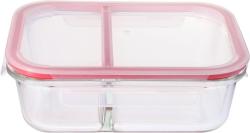 D�za MagicHome, sklenen�, obd�n�kov�, 1500 ml, s vekom, s rozde�ova�om