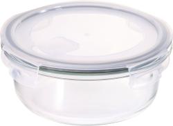 D�za MagicHome, sklenen�, okr�hla, 950 ml, s vekom, s ventilom na odvetr�vanie