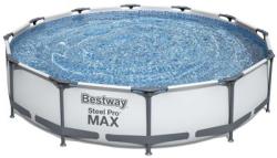 Bazn Bestway Steel Pro MAX, 56418, kartuov filtrcia, rebrk, 366x100 cm