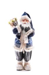 Dekorcia MagicHome Vianoce, Santa s batohom a lampom, 41 cm